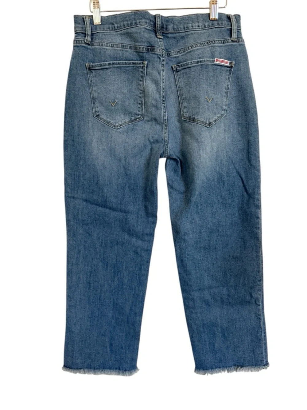 Hudson Jeans Noa Aim Cropped Women’s size 29 Raw Hem Relaxed Denim